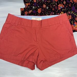 J. Crew chino shorts size 4. Great condition. Sienna color.